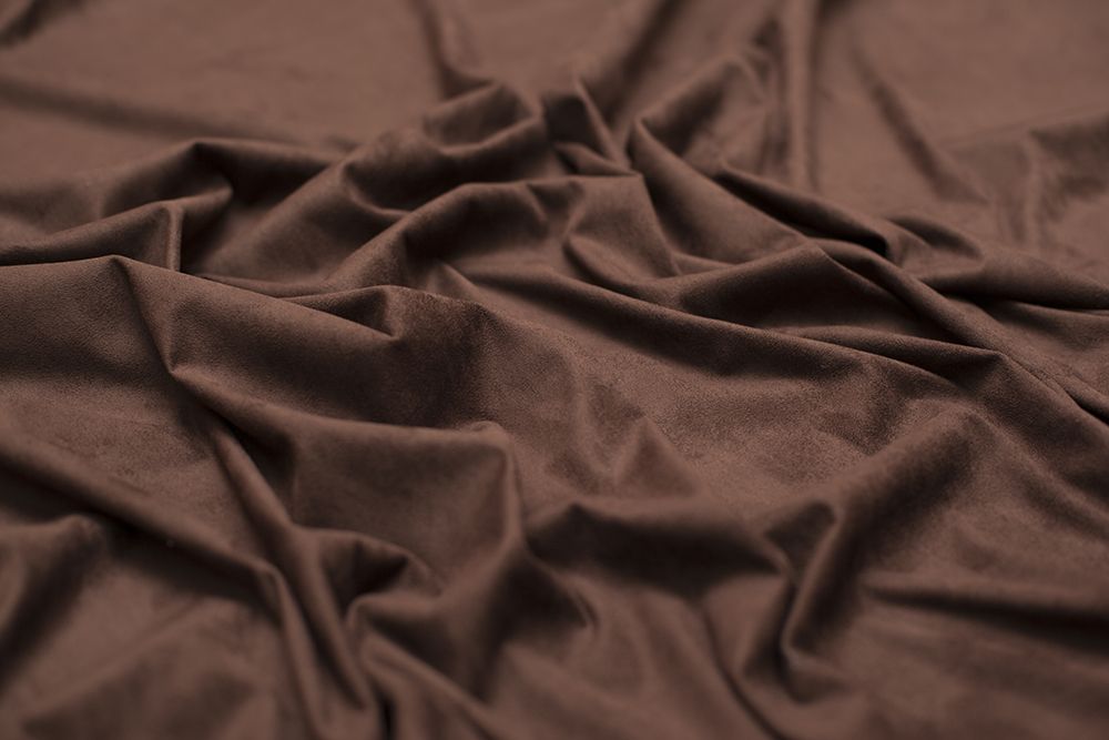 tela antelina marron chocolate