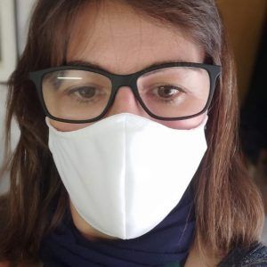 Mascarilla con tejido técnico