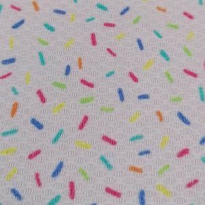 Piqué estampado confetti