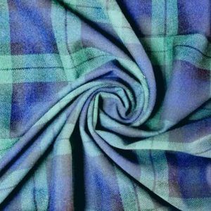 Tartán cuadro escocés verde azul